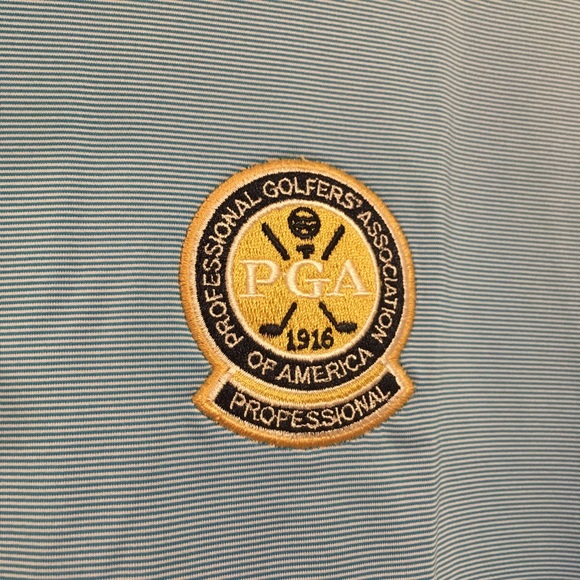 Footjoy FJ Mens Sz XL PGA Golf Polo Shirt Blue - Picture 3 of 6